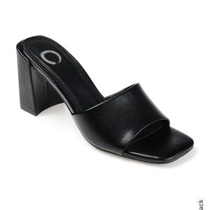 Journee Alisia Block Heel slide sandal
